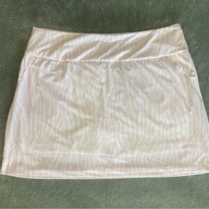 NWT Adidas pink and white golf skirt